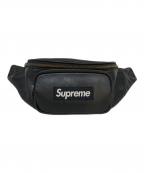 SUPREMEシュプリーム）の古着「レザーウエストバッグ」｜ブラック