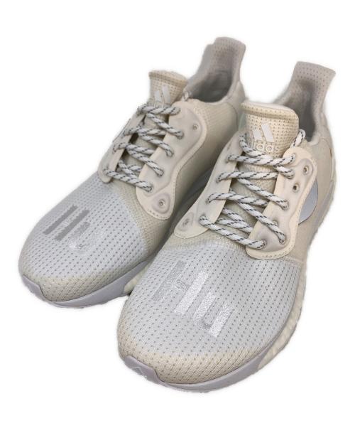 adidas（アディダス）adidas (アディダス) PHARRELL WILLIAMS (ファレルウィリアムス) コラボスニーカー ホワイト サイズ:26㎝の古着・服飾アイテム