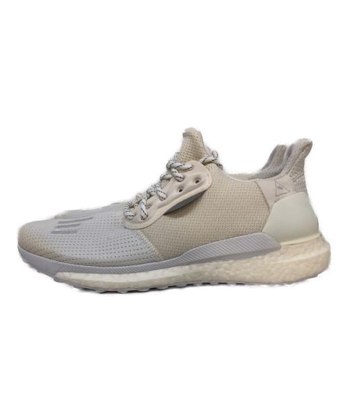adidas（アディダス）adidas (アディダス) PHARRELL WILLIAMS (ファレルウィリアムス) コラボスニーカー ホワイト サイズ:26㎝の古着・服飾アイテム