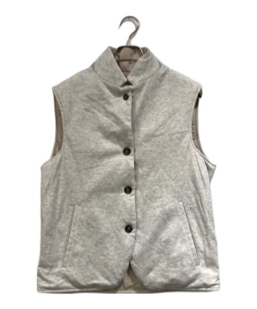 ERMENEGILDO ZEGNA（エルメネジルド・ゼニア）Ermenegildo Zegna (エルメネジルド・ゼニア) eleventy (イレブンティ) ダウンベスト ベージュ サイズ:SIZE 48の古着・服飾アイテム
