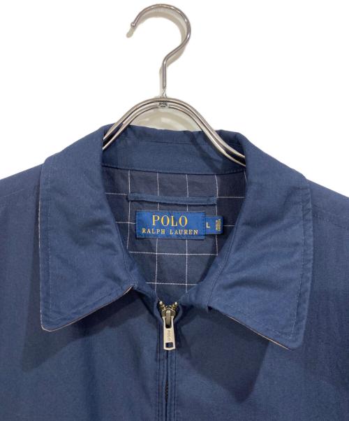 POLO RALPH LAUREN（ポロ・ラルフローレン）POLO RALPH LAUREN (ポロ・ラルフローレン) スイングトップ ネイビー サイズ:SIZE Lの古着・服飾アイテム