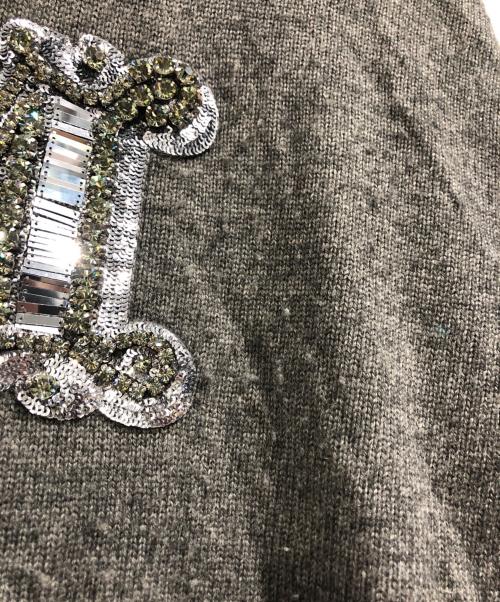 MaxMara（マックスマーラ）MaxMara (マックスマーラ) ウールカシミヤニット グレー サイズ:SIZE Sの古着・服飾アイテム