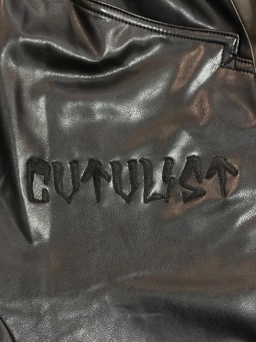 CVTVLIST（カタリスト）CVTVLIST (カタリスト) エコレザーサイドスナップパンツ ブラック サイズ:SIZE 1の古着・服飾アイテム