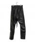 CVTVLIST (カタリスト) エコレザーサイドスナップパンツ ブラック サイズ:SIZE 1：15000円