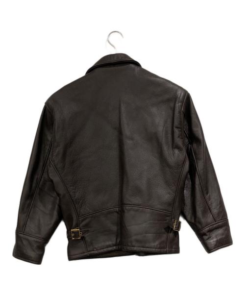 Schott（ショット）Schott (ショット) 裏地ブランケットレザージャケット ブラウン サイズ:SIZE40の古着・服飾アイテム