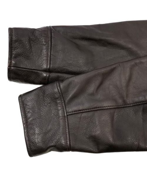 Schott（ショット）Schott (ショット) 裏地ブランケットレザージャケット ブラウン サイズ:SIZE40の古着・服飾アイテム