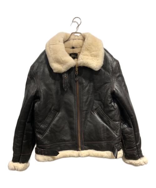 COCKPIT  USA（コックピットユーエスエー）COCKPIT  USA (コックピットユーエスエー) B-3 Sheepskin Jacket ブラウン サイズ:SIZE 42の古着・服飾アイテム