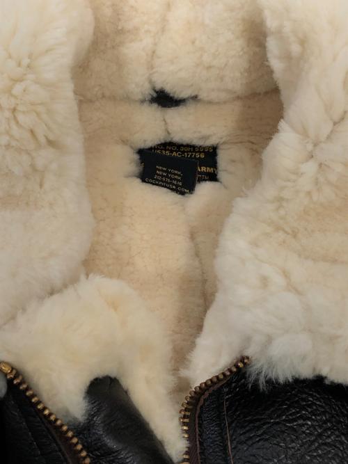 COCKPIT  USA（コックピットユーエスエー）COCKPIT  USA (コックピットユーエスエー) B-3 Sheepskin Jacket ブラウン サイズ:SIZE 42の古着・服飾アイテム