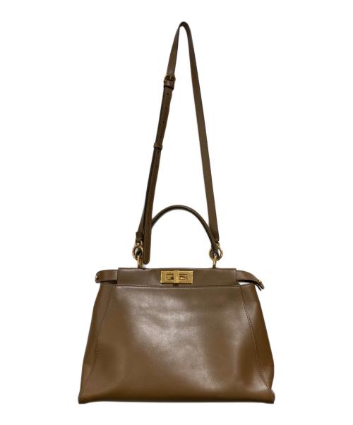FENDI（フェンディ）FENDI (フェンディ) 2WAYバッグ ブラウンの古着・服飾アイテム