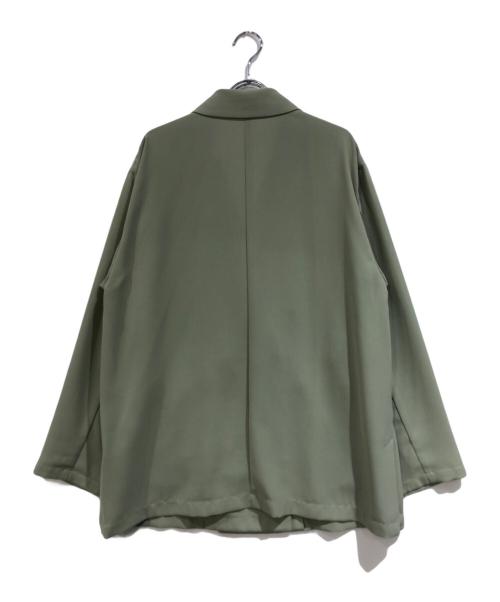 SLOBE IENA（スローブ イエナ）SLOBE IENA (スローブ イエナ) ウォッシャブルシアーポリオーバージャケット グリーン サイズ:SIZE 38の古着・服飾アイテム