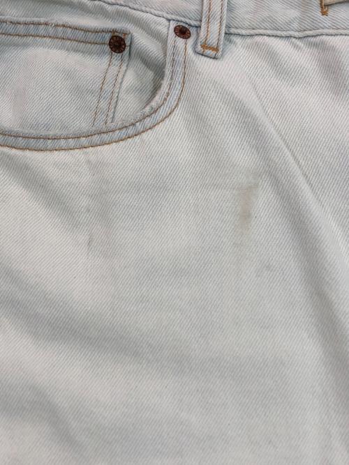 MM6 Maison Margiela（エムエムシックスメゾンマルジェラ）MM6 Maison Margiela (エムエムシックスメゾンマルジェラ) Wide-Leg Drawstring Cotton Jeans ブルー サイズ:SIZE 33の古着・服飾アイテム