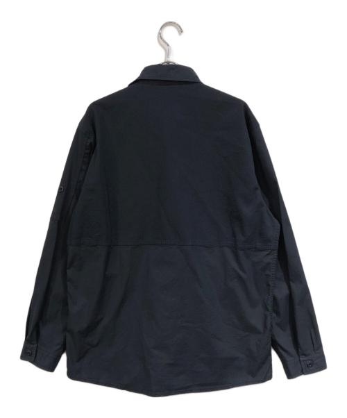 STONE ISLAND（ストーンアイランド）STONE ISLAND (ストーンアイランド) GHOST PIECE オーバーシャツ ネイビー サイズ:SIZE Mの古着・服飾アイテム