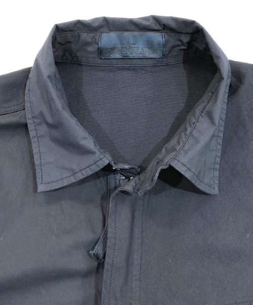 STONE ISLAND（ストーンアイランド）STONE ISLAND (ストーンアイランド) GHOST PIECE オーバーシャツ ネイビー サイズ:SIZE Mの古着・服飾アイテム
