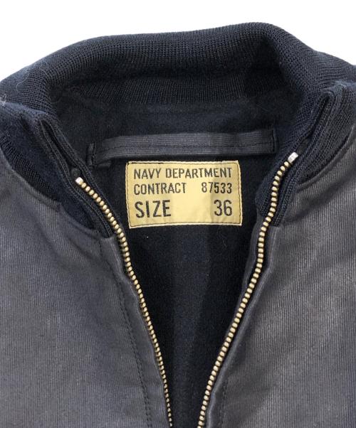 BUZZ RICKSON'S（バズリクソンズ）Buzz Rickson's (バズリクソンズ) デッキジャケット ブラック サイズ:SIZE 36の古着・服飾アイテム