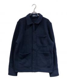 POLO RALPH LAUREN（ポロ・ラルフローレン）の古着「ウールブレンドユーティリティシャツジャケット」｜ネイビー