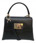 FURLAフルラ）の古着「RLA 1927 MINI ハンドバッグ」｜ブラック