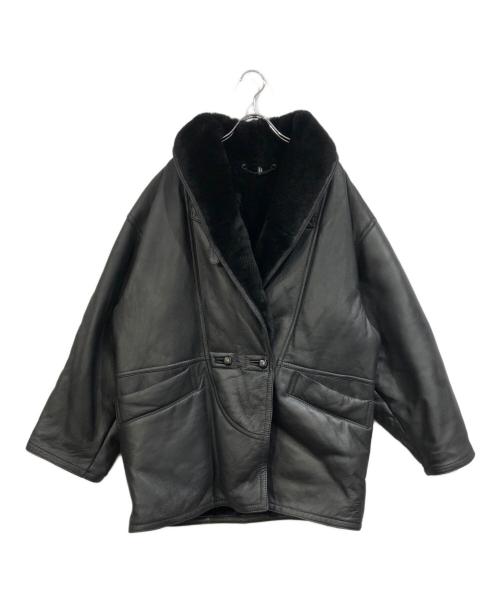 USED（ユーズド）USED (ユーズド) ムートンジャケット ブラック サイズ:SIZE11の古着・服飾アイテム