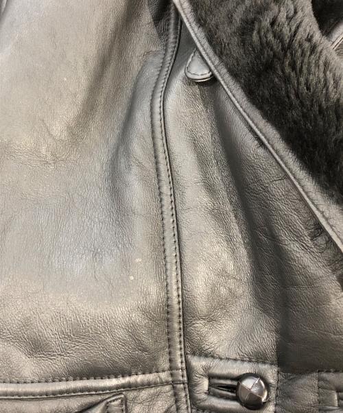 USED（ユーズド）USED (ユーズド) ムートンジャケット ブラック サイズ:SIZE11の古着・服飾アイテム