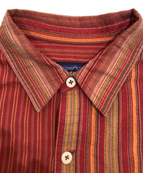 Patagonia（パタゴニア）Patagonia (パタゴニア) パッカーウエアロングスリーブシャツ レッド サイズ:Mの古着・服飾アイテム