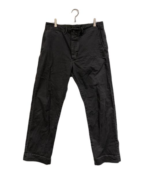 RRL（ダブルアールエル）RRL (ダブルアールエル) Field Chino Flat Front Herringbon グレー サイズ:SIZE 81cm (W32)の古着・服飾アイテム