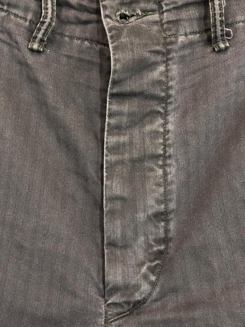 RRL（ダブルアールエル）RRL (ダブルアールエル) Field Chino Flat Front Herringbon グレー サイズ:SIZE 81cm (W32)の古着・服飾アイテム
