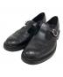 Tricker's（トリッカーズ）の古着「ブラックボックススカーフTストラップシューズ」｜ブラック