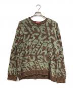 SUPREMEシュプリーム）の古着「stacked sweater」｜グリーン
