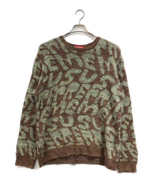 SUPREME（シュプリーム）SUPREME (シュプリーム) stacked sweater グリーン サイズ:SIZE Mの古着・服飾アイテム