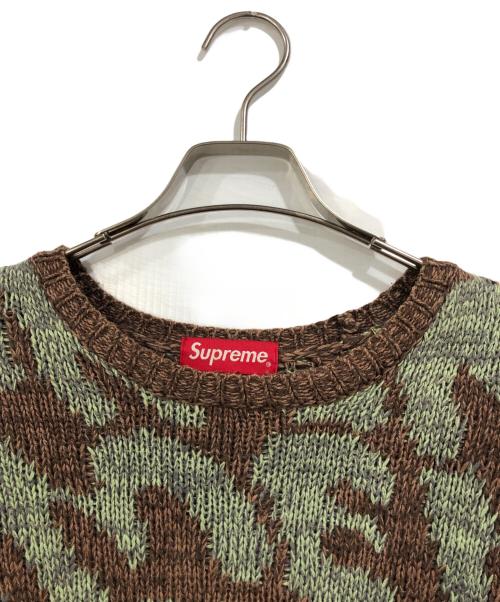 SUPREME（シュプリーム）SUPREME (シュプリーム) stacked sweater グリーン サイズ:SIZE Mの古着・服飾アイテム