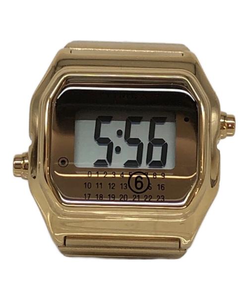 TIMEX（タイメックス）TIMEX (タイメックス) MM6 Maison Margiela (エムエムシックスメゾンマルジェラ) リングウォッチ ゴールド サイズ:SIZE Freeの古着・服飾アイテム