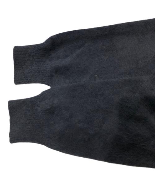 ABYTS（エーバイティーエス）ABYTS (エーバイティーエス) SHAGGY CARDIGAN ブラック サイズ:SIZE 1の古着・服飾アイテム