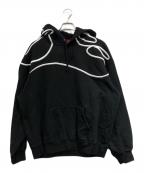 SUPREMEシュプリーム）の古着「Shoulder Script Hooded Sweat」｜ブラック