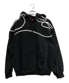 SUPREME（シュプリーム）の古着「Shoulder Script Hooded Sweat」｜ブラック