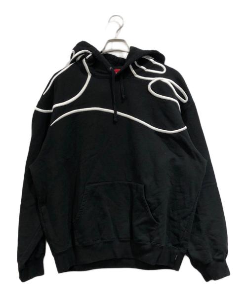 SUPREME（シュプリーム）SUPREME (シュプリーム) Shoulder Script Hooded Sweat ブラック サイズ:SIZE Lの古着・服飾アイテム