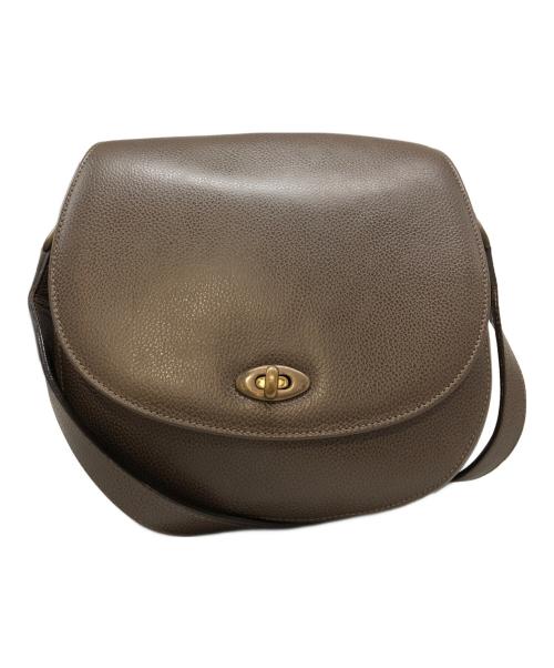 COACH（コーチ）COACH (コーチ) ターンロックショルダーバッグ ベージュの古着・服飾アイテム