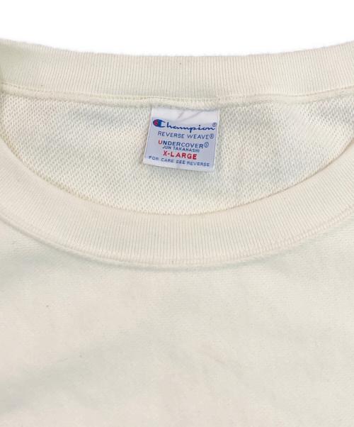 Champion REVERSE WEAVE（チャンピオン リバース ウィーブ）Champion REVERSE WEAVE (チャンピオン リバース ウィーブ) UNDERCOVER (アンダーカバー) スウェット アイボリー サイズ:SIZE XLの古着・服飾アイテム