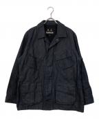Barbourバブアー）の古着「ジャングルファティーグデニムミリタリーブルゾン」｜インディゴ