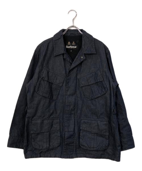Barbour（バブアー）Barbour (バブアー) ジャングルファティーグデニムミリタリーブルゾン インディゴ サイズ:SIZE Sの古着・服飾アイテム
