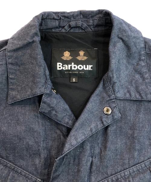 Barbour（バブアー）Barbour (バブアー) ジャングルファティーグデニムミリタリーブルゾン インディゴ サイズ:SIZE Sの古着・服飾アイテム