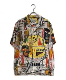 WACKO MARIA×Jean Michel Basquiat（ワコマリア×ジャンミシェルバスキア）の古着「オープンカラーシャツ」｜イエロー