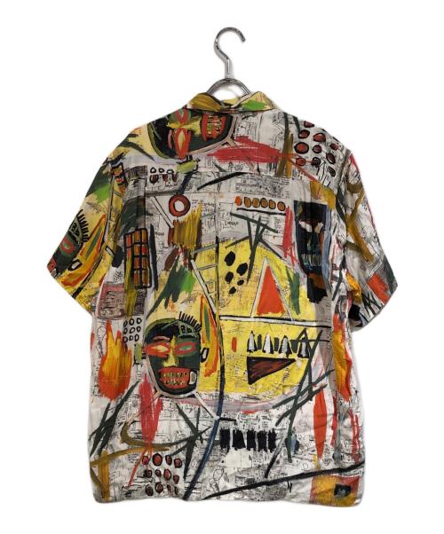 WACKO MARIA（ワコマリア）WACKO MARIA (ワコマリア) JEAN MICHEL BASQUIAT (ジャンミシェルバスキア) オープンカラーシャツ イエロー サイズ:SIZE Lの古着・服飾アイテム