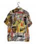 WACKO MARIA (ワコマリア) JEAN MICHEL BASQUIAT (ジャンミシェルバスキア) オープンカラーシャツ イエロー サイズ:SIZE L：15000円