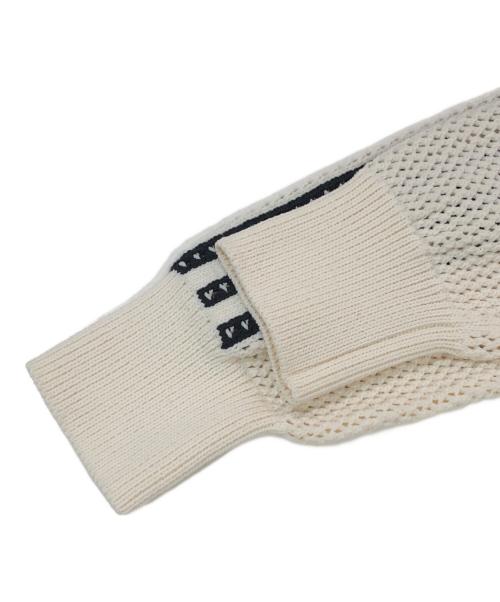 adidas（アディダス）adidas (アディダス) クロシェ トラックトップ アイボリー サイズ:SIZE Mの古着・服飾アイテム