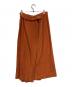 HOMME PLISSE ISSEY MIYAKE (オム プリッセ イッセイ ミヤケ) アシンメトリープリーツワイドパンツ オレンジ サイズ:SIZE 2：25000円