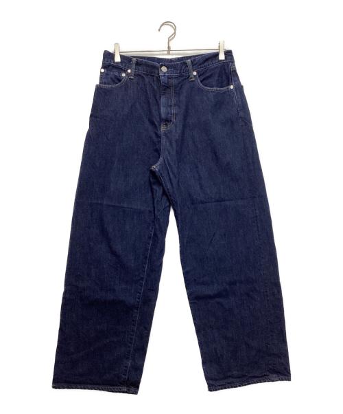 nano・universe（ナノ・ユニバース）nano・universe (ナノ・ユニバース) AUTHEN (オーセン) SILKNIZED DENIM  インディゴ サイズ:Mの古着・服飾アイテム