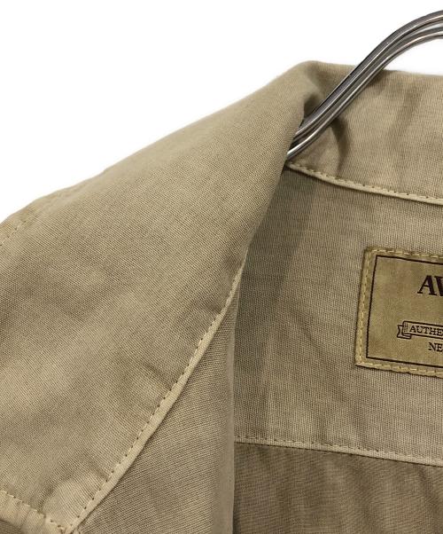 AVIREX（アヴィレックス）AVIREX (アヴィレックス) フェーテッド刺繍ワークジャケット ベージュ サイズ:SIZE Lの古着・服飾アイテム
