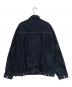 nano・universe (ナノ・ユニバース) SILKNIZED DENIM トラッカージャケット インディゴ サイズ:SIZE L：10000円