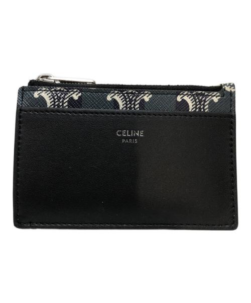 CELINE（セリーヌ）CELINE (セリーヌ) トリオンフキャンバスカードケース ブラックの古着・服飾アイテム