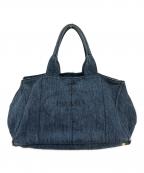 PRADAプラダ）の古着「カナパデニムトートバッグ」｜インディゴ