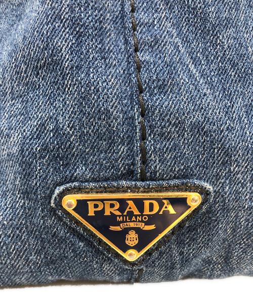 PRADA（プラダ）PRADA (プラダ) カナパデニムトートバッグ インディゴの古着・服飾アイテム